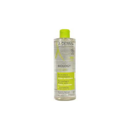 A-Derma Biology Eau Micellaire Dermatologique Νερό Ντεμακιγιάζ για Πρόσωπο & Μάτια για Κανονική/Μικτή Επιδερμίδα, 400ml