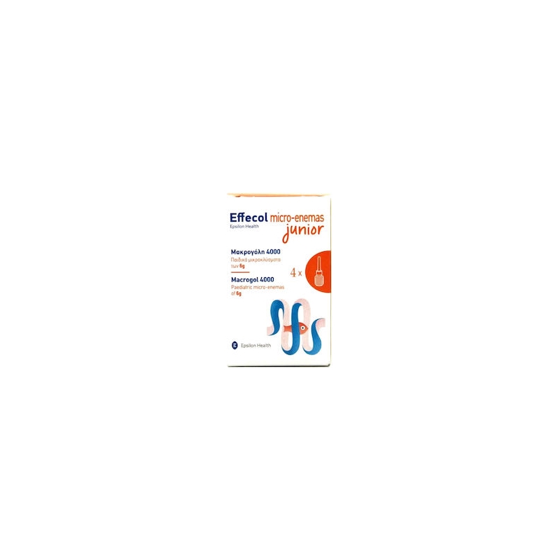 Epsilon Health Micro-Enemas Junior Macrogol 4000 4 x 6gr