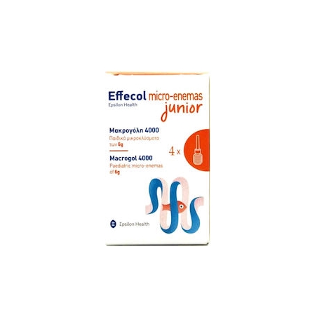 Epsilon Health Micro-Enemas Junior Macrogol 4000 4 x 6gr Epsilon Health Micro-Enemas Junior Macrogol 4000 4 x 6gr
