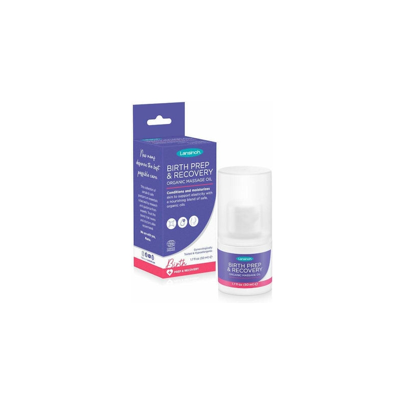 Lansinoh Birth Prep & Recovery Organic Massage Oil 50ml