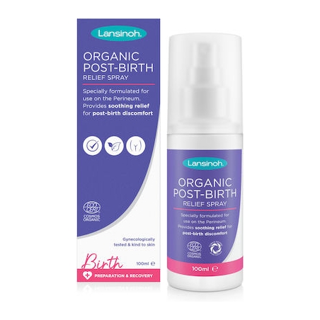LANSINOH ORGANIC POST-BIRTH RELIEF SPRAY 100ML LANSINOH ORGANIC POST-BIRTH RELIEF SPRAY 100ML
