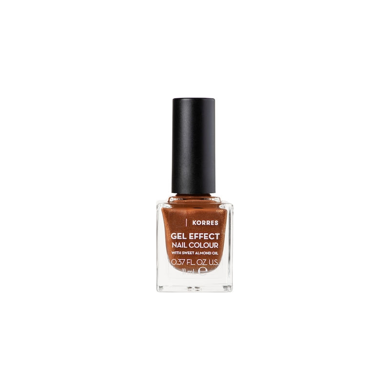 Korres Gel Effect Nail Colour Aegean Bronze 66 Βερνίκι Νυχιών 11ml