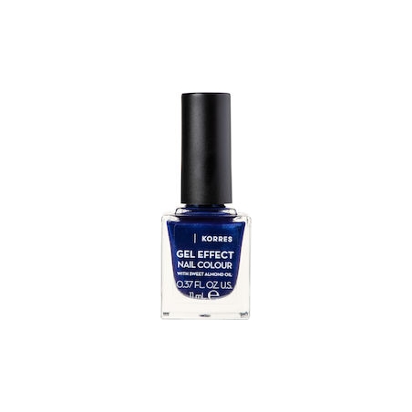 Korres Gel Effect Nail Colour with Sweet Almond Oil 87 Infinity Blue 11ml Korres Gel Effect Nail Colour with Sweet Almond Oil 87 Infinity Blue 11ml