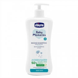 Chicco Baby Moments, Αφρόλουτρο Σαμπουάν Με Καλέντουλα 0m+ 750ml