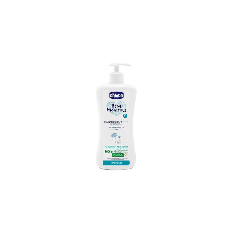 Chicco Baby Moments, Αφρόλουτρο Σαμπουάν Με Καλέντουλα 0m+ 750ml