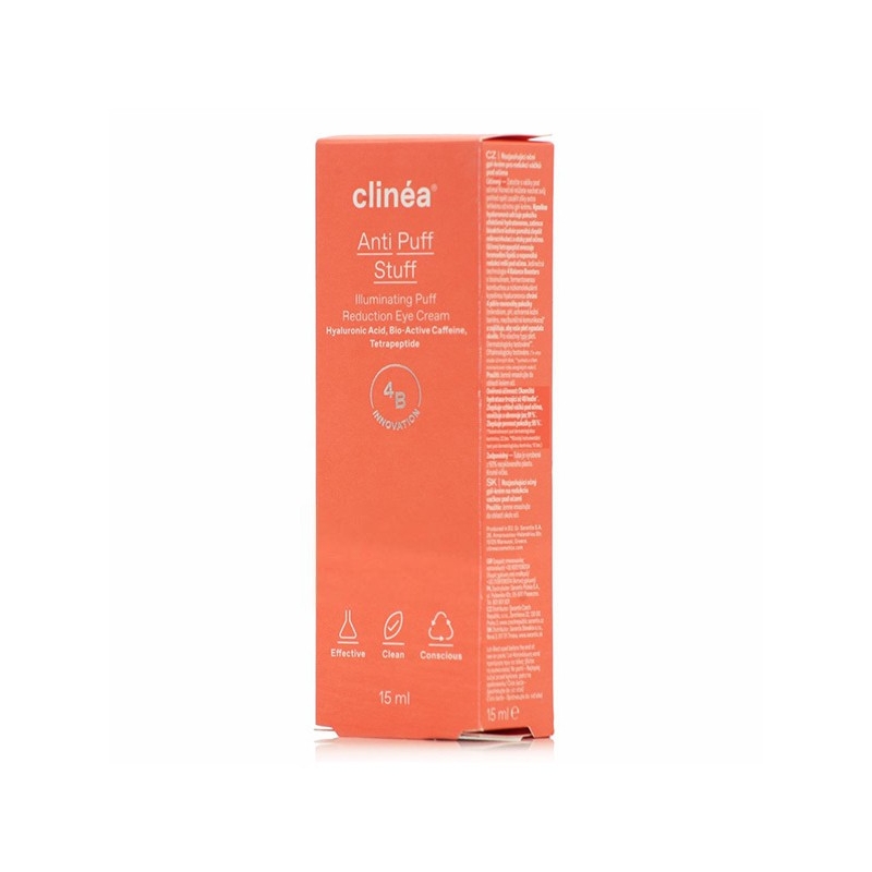 Clinea Anti-Puff Stuff Gel-Κρέμα Ματιών για Λάμψη με Υαλουρονικό Οξύ 15ml