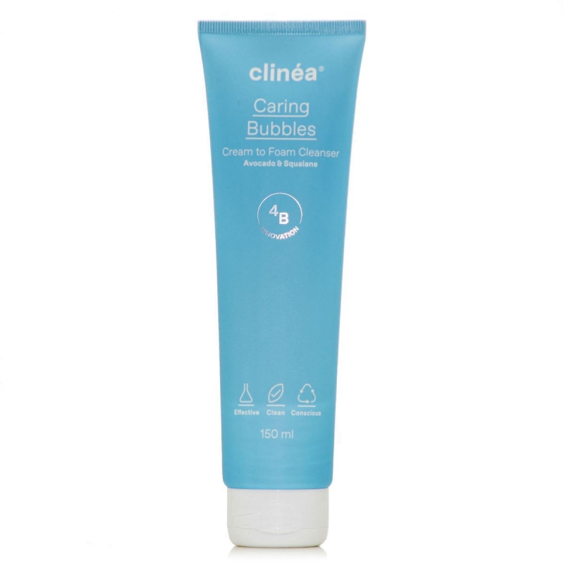 Clinea Κρέμα Καθαρισμού Caring Bubbles για Κανονικές Επιδερμίδες 150ml