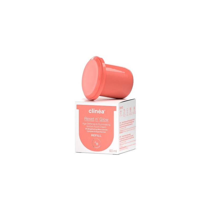 Clinea Reset N' Glow Refill Κρέμα Προσώπου για Αντιγήρανση & Λάμψη 50ml