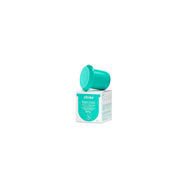 Clinea Water Crush Refill Ενυδατική Κρέμα Gel Προσώπου Ελαφριάς Υφής 50ml
