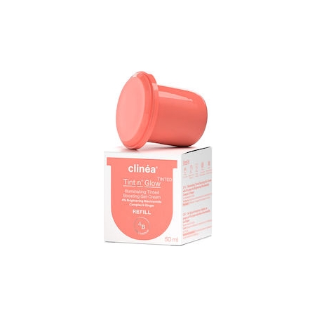 CLINEA Tint n' Glow Refill Gel Κρέμα Ενίσχυσης Λάμψης με Χρώμα 50ml