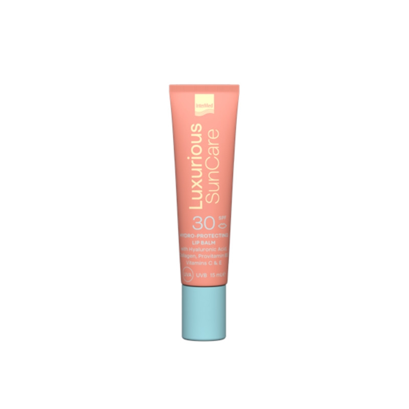 Intermed Luxurius Sun Care Hydro Protecting Αντηλιακή Κρέμα Χειλιών SPF30 15ml