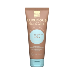 Intermed Luxurious Sun Care Αδιάβροχη Αντηλιακή Κρέμα Προσώπου SPF50 με Χρώμα Bronze Beige 75ml