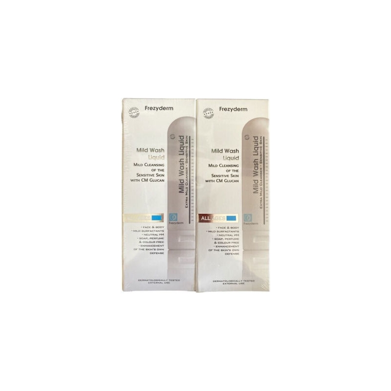 Frezyderm Υγρό Καθαρισμού Mild Wash Liquid για Ευαίσθητες Επιδερμίδες 2x200ml