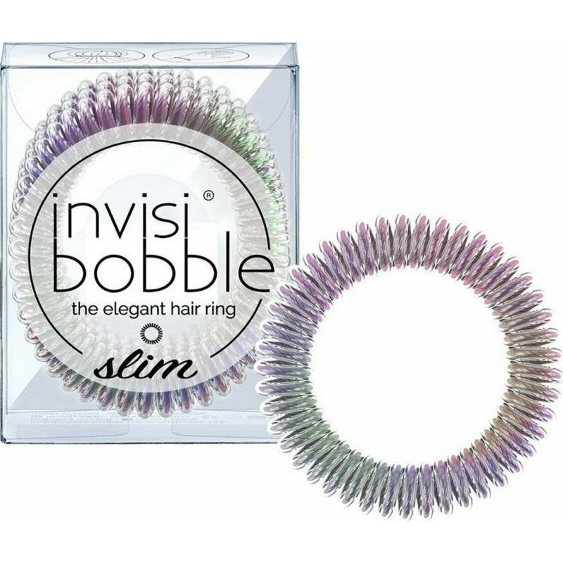 Invisibobble Slim Vanity Fairy Σετ 3 Λαστιχάκια μαλλιών