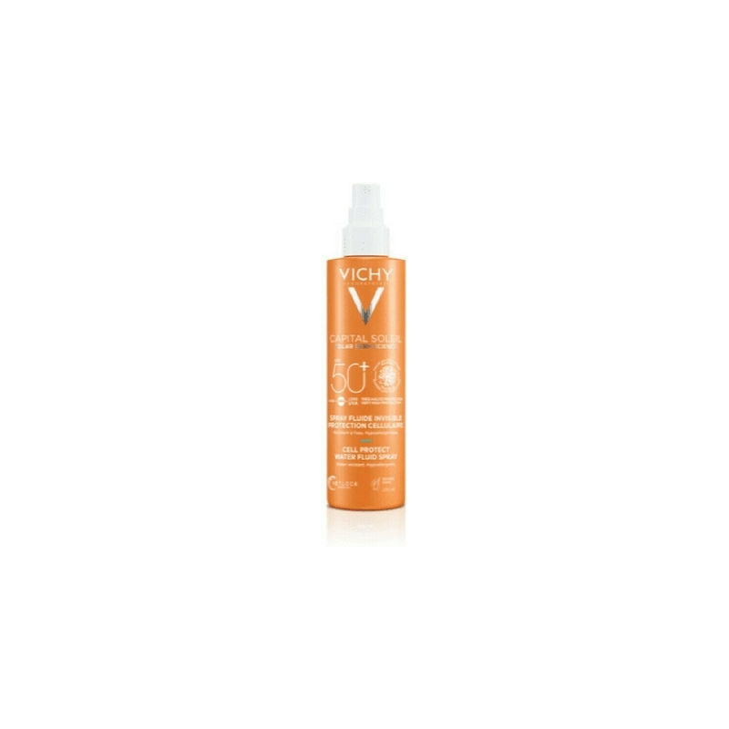 Vichy Capital Soleil Cell Protect Water Fluid Αντηλιακή Κρέμα για το Σώμα SPF50 σε Spray 200ml
