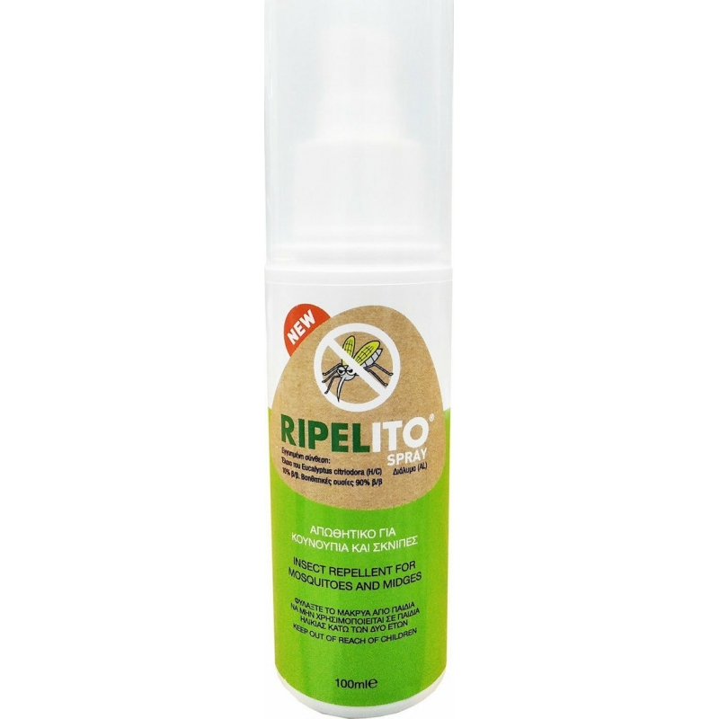 Vioryl RipeLito Εντομοαπωθητικό Γαλάκτωμα σε Spray Κατάλληλο για Παιδιά 100ml