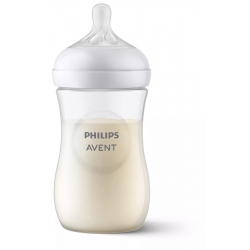 Philips AVENT Πλαστικό Μπιμπερό Natural Response Θηλή Σιλικόνης 260ml για 1+ μηνών SCY903/01