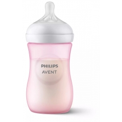 Philips AVENT Πλαστικό Μπιμπερό Natural Response Θηλή Σιλικόνης 260ml για 1+ μηνών SCY903/11