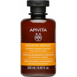 APIVITA Keratin Repair Σαμπουάν Θρέψης & Επανόρθωσης για Ξηρά Ταλαιπωρημένα Μαλλιά 250ml