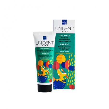 Intermed Οδοντόκρεμα Unident 50ml με Γεύση Ροδάκινο για 6m+ 50mL