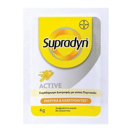 Bayer Supradyn Active με Γεύση Πορτοκάλι 24 φακελίσκοι