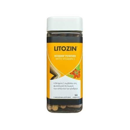 Litozin Rosehip Powder 750mg Συμπλήρωμα για την Υγεία των Αρθρώσεων 90 κάψουλες Litozin Rosehip Powder 750mg Συμπλήρωμα για την Υγεία των Αρθρώσεων 90 κάψουλες