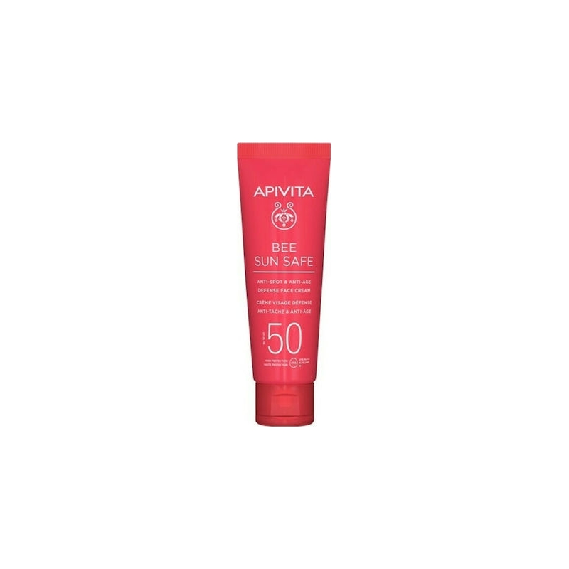 Apivita Bee Sun Safe Anti-Spot & Anti-Age Αδιαβροχη Αντηλιακη Κρεμα Προσώπου SPF50 50ml