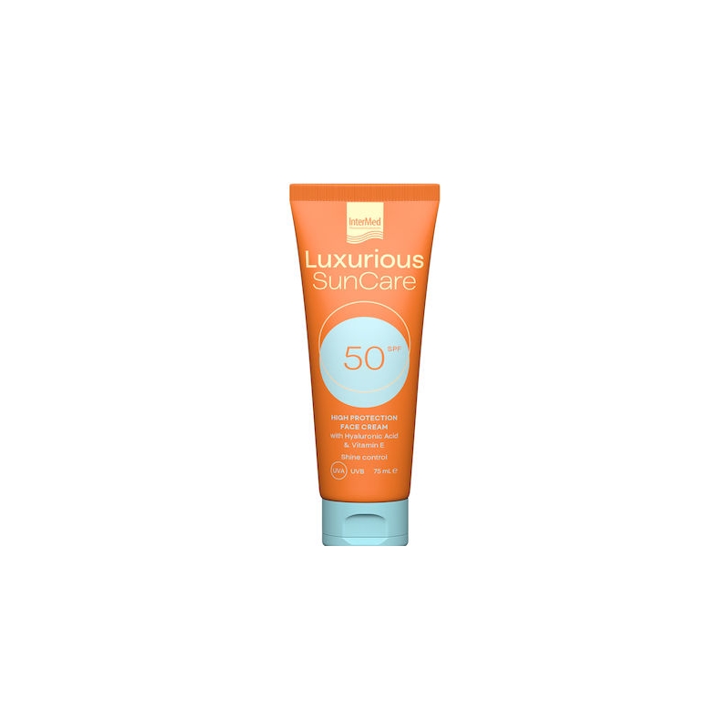 Intermed Luxurious Suncare Αντηλιακή Κρέμα Προσώπου SPF50 75ml