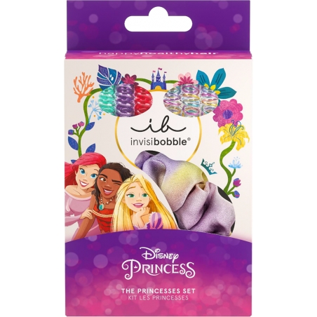 Invisibobble Kids SET Disney The Princesses Λαστιχάκια Μαλλιών 7τμχ