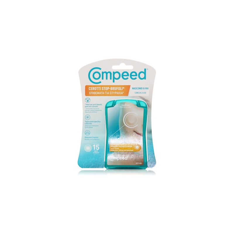 Compeed Cerotti Stop Brufoli Μάσκα Προσώπου για Καθαρισμό 15τμχ