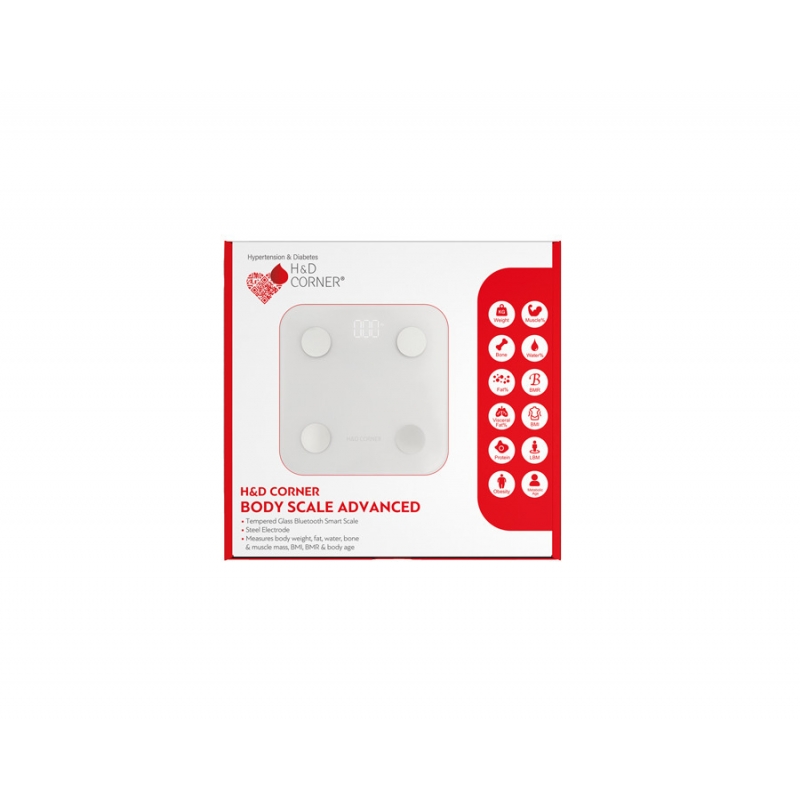 Karabinis Medical Smart Ζυγαριά με Bluetooth σε Λευκό χρώμα