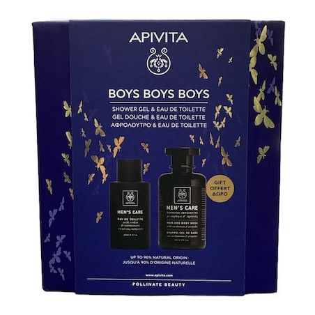 APIVITA PROMO Ανδρική Κολώνια - Eau de Toilette 100ml & ΔΩΡΟ Σαμπουάν - Αφρόλουτρο 250ml