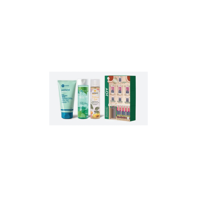 PANTHENOL EXTRA Limited Edition Joy SET Face Cleansing Cream 150ml, Detox Tonic Lotion 200ml & Botanical Fresh Mist 100ml