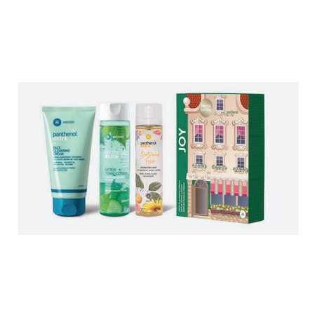 PANTHENOL EXTRA Limited Edition Joy SET Face Cleansing Cream 150ml, Detox Tonic Lotion 200ml & Botanical Fresh Mist 100ml