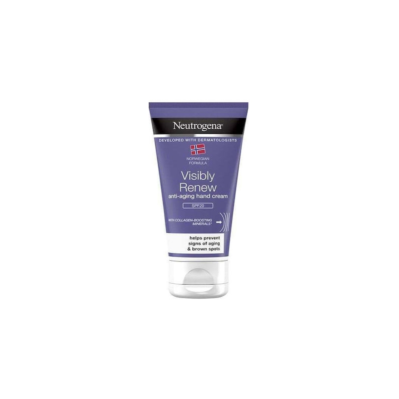 Neutrogena Visibly Renew Αντιγηραντική Κρέμα Χεριών SPF20 75ml