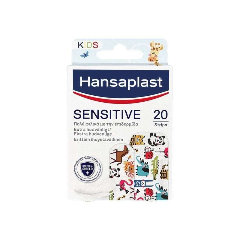 Hansaplast Αυτοκόλλητα Επιθέματα Sensitive για Παιδιά 20τμχ