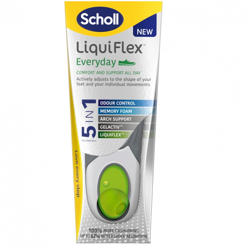 Scholl Liquiflex Everyday Ανατομικοί Πάτοι Παπουτσιών