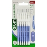 GUM Bi-Direction Μεσοδόντια Βουρτσάκια 2014 με Λαβή 0.6mm Μωβ 6τμχ