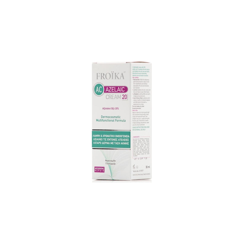 Froika Ac Azelaic Cream 20% Προσώπου Ημέρας 30ml