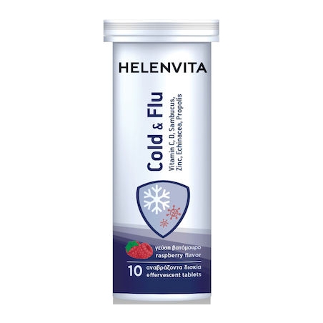 Helenvita Ειδικό Συμπλήρωμα Διατροφής 10 αναβράζοντα δισκία Raspberry