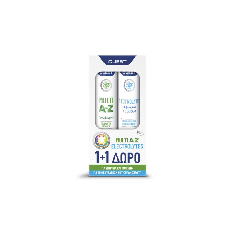 Quest Multi A-Ζ 20 Αναβράζοντα Δισκία & Electrolytes 20 Αναβράζοντα Δισκια