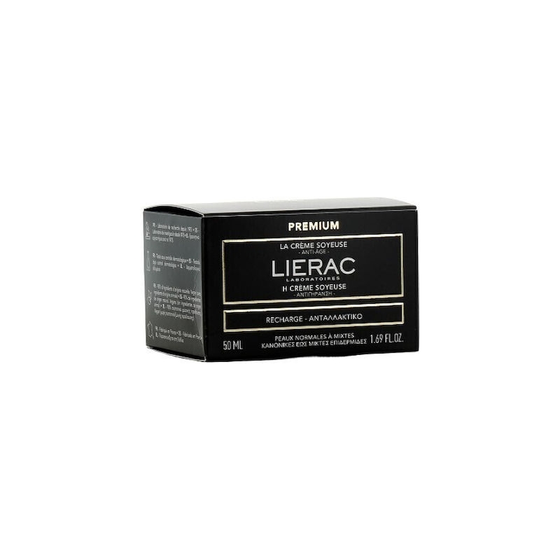 Lierac Premium La Creme Soyeuse, Αντιγηραντική Κρέμα Προσώπου Ανταλλακτικό 50ml.