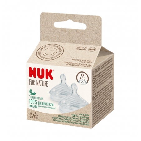 Nuk Nature Sense Θηλές από Σιλικόνη Μικρής Ροής για 0+ μηνών 2τμχ Nuk Nature Sense Θηλές από Σιλικόνη Μικρής Ροής για 0+ μηνών 2τμχ