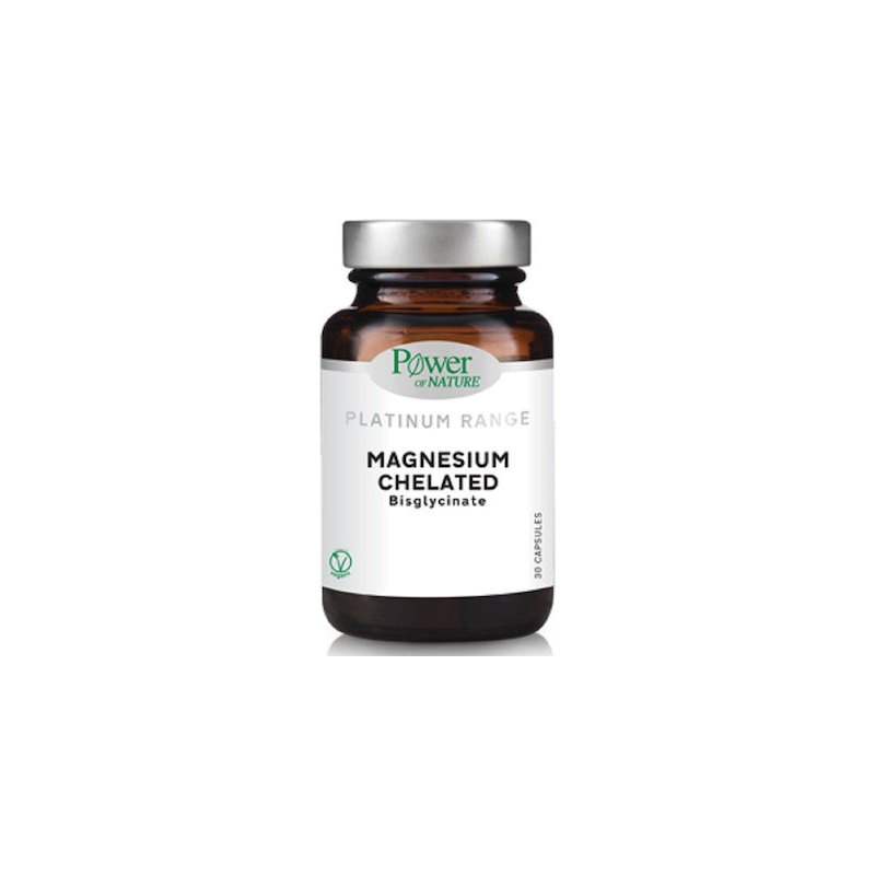 Power Of Nature Platinum Range Magnesium Chelated 30 κάψουλες