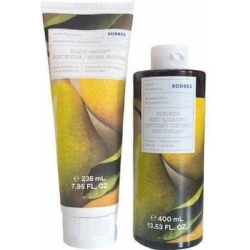 Korres Σετ Περιποίησης με Αφρόλουτρο 400ml & Body Butter Αχλάδι Περγαμόντο 235ml