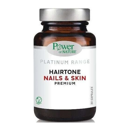 Power Of Nature Platinum Range HairTone Nails & Skin Premium 30 κάψουλες Power Of Nature Platinum Range HairTone Nails & Skin Premium 30 κάψουλες