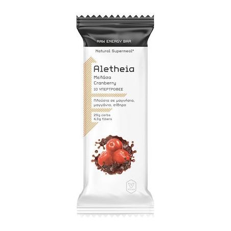 Vican Aletheia Μπάρα Ενέργειας με Μελάσα & Cranberry 50gr