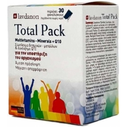 Lavdanon Total Pack Multivitamins Minerals Q10 Βιταμίνη για Ενέργεια, Ανοσοποιητικό & Αντιοξειδωτικό Energy 30 φακελίσκοι