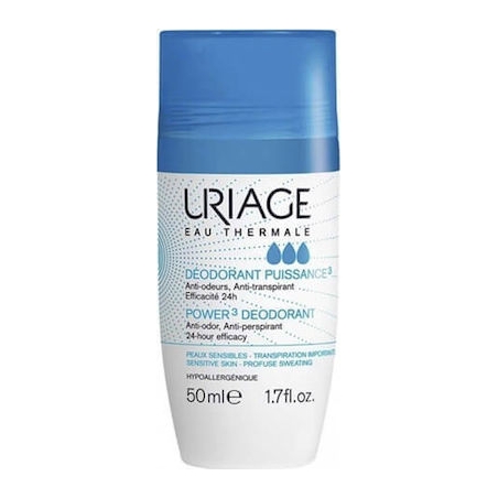 Uriage Deodorant Power 3, Αποσμητικό Τριπλής Δράσης 50ml Uriage Deodorant Power 3, Αποσμητικό Τριπλής Δράσης 50ml