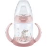 Nuk Εκπαιδευτικό Μπιμπερό με Λαβές Classics First Choice 6m+ Bambi 150ml